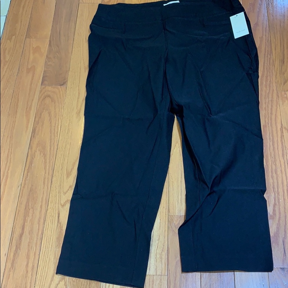 Sejour Black cropped Pants Size 20